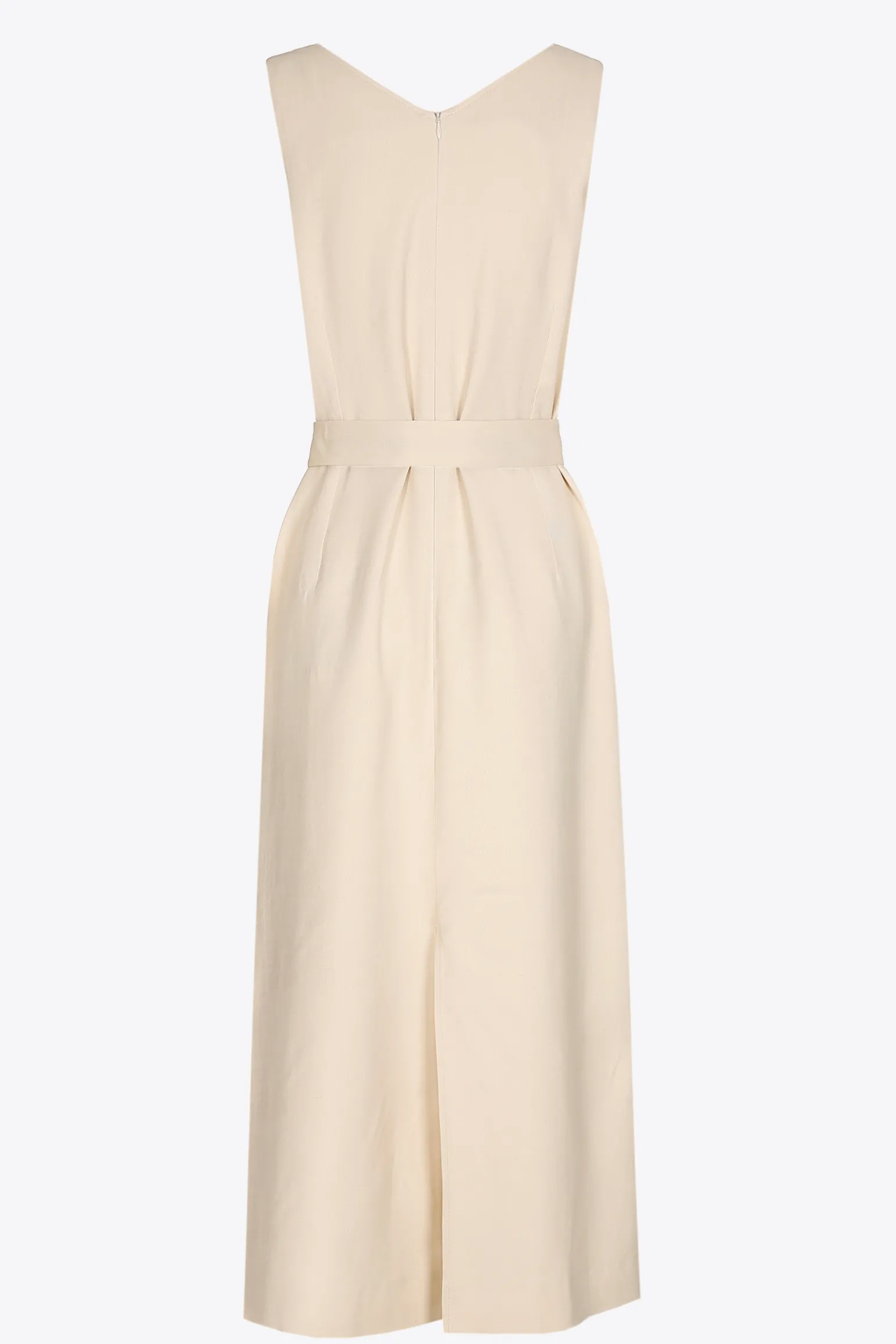 Langes Kleid mit Schlitz