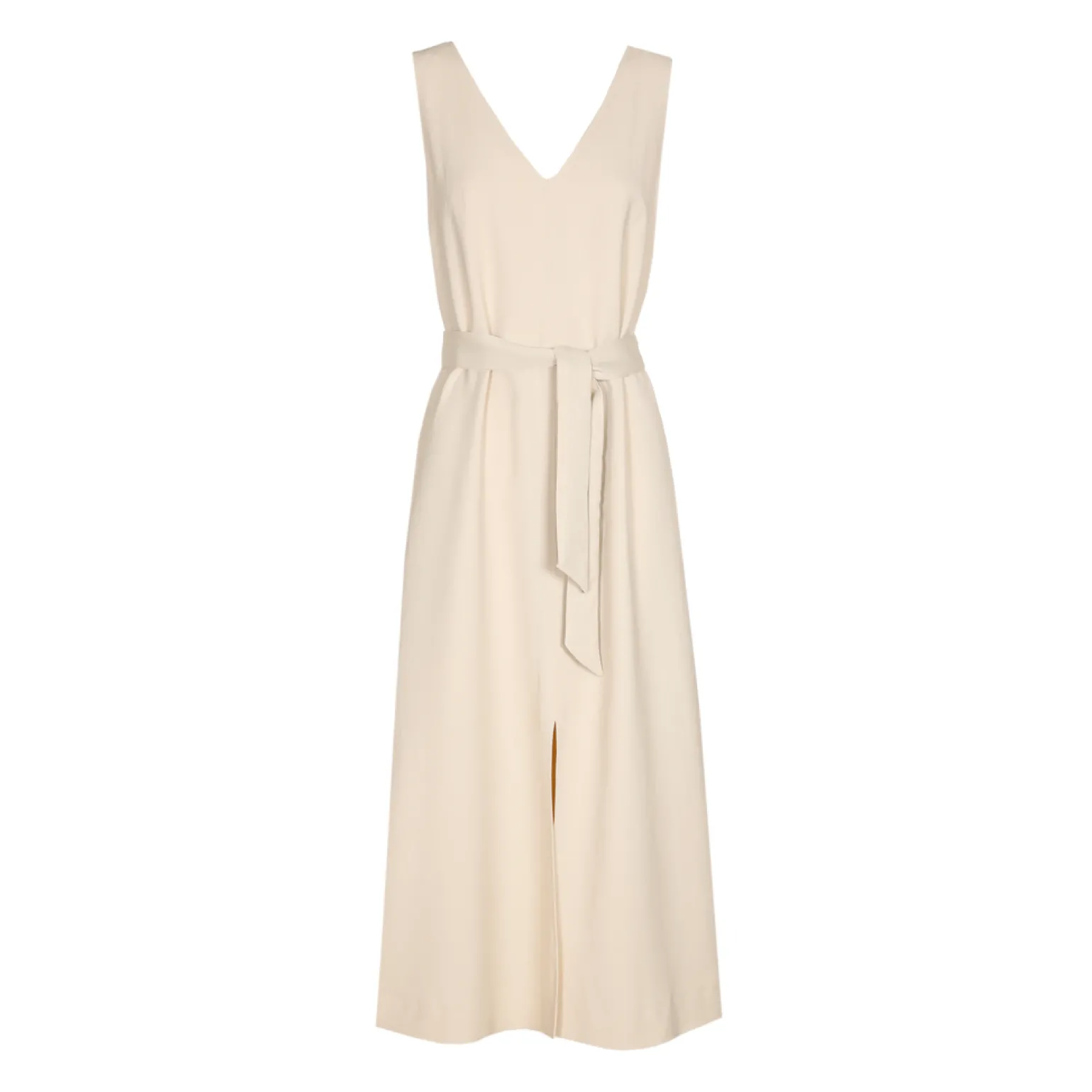 Langes Kleid mit Schlitz