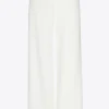 Locker fallende Hose mit weitem Bein