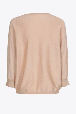 Locker fallender Lurexpullover