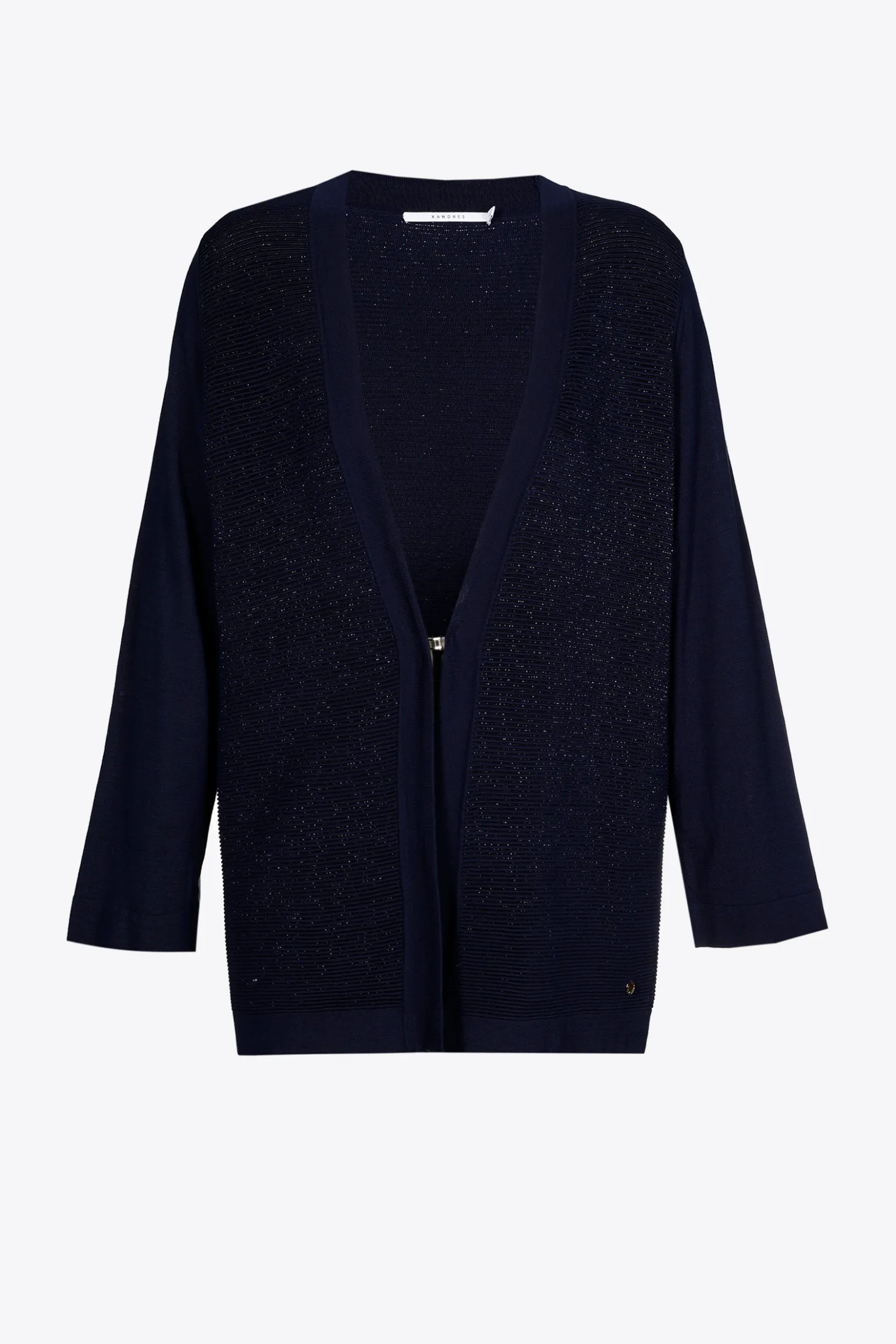 Locker fallendes Gilet mit Seidenanteil