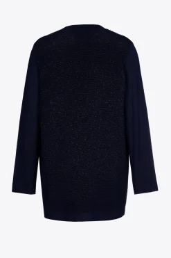 Locker fallendes Gilet mit Seidenanteil
