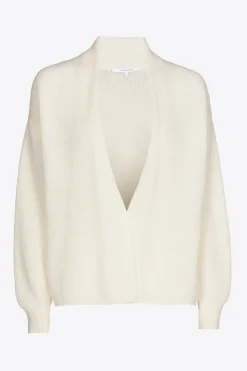 Luftiger Cardigan mit Perlstich