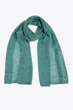 Melierter Schal mit Mohair-Anteil