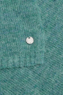 Melierter Schal mit Mohair-Anteil