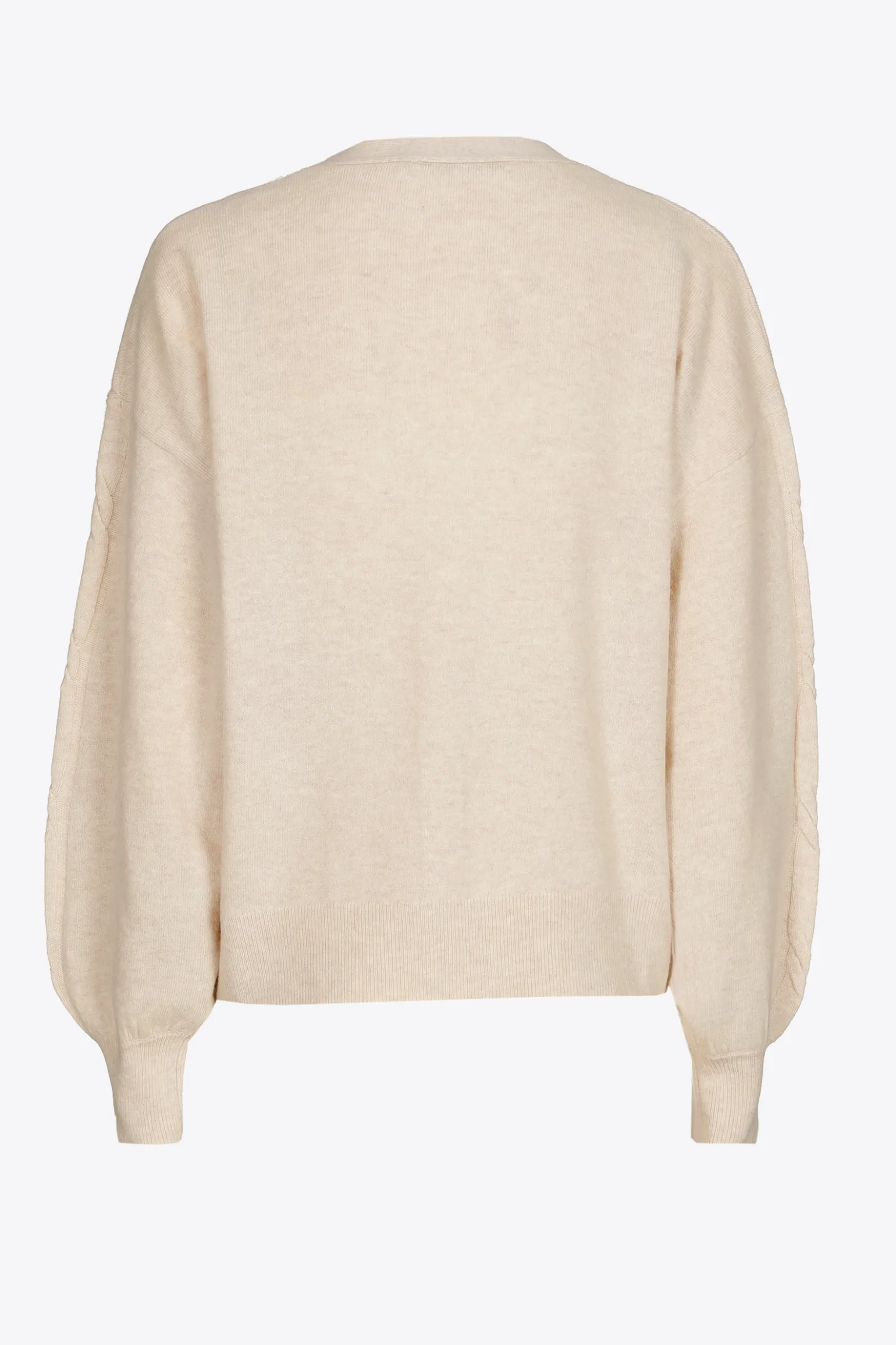 Oversize-Weste mit Wollanteil