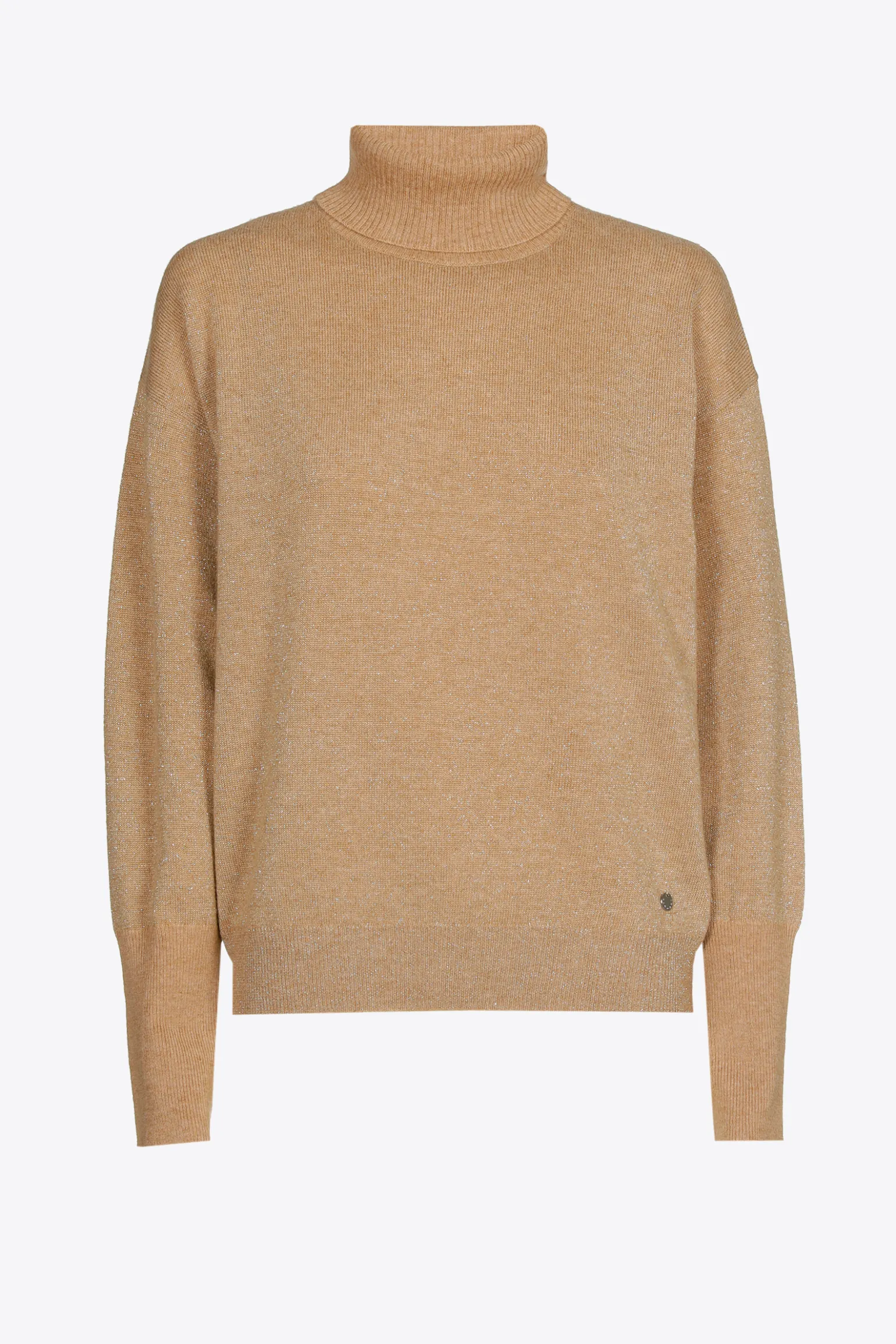 Pullover aus einem Wollmix mit Rollkragen