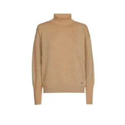 Pullover aus einem Wollmix mit Rollkragen