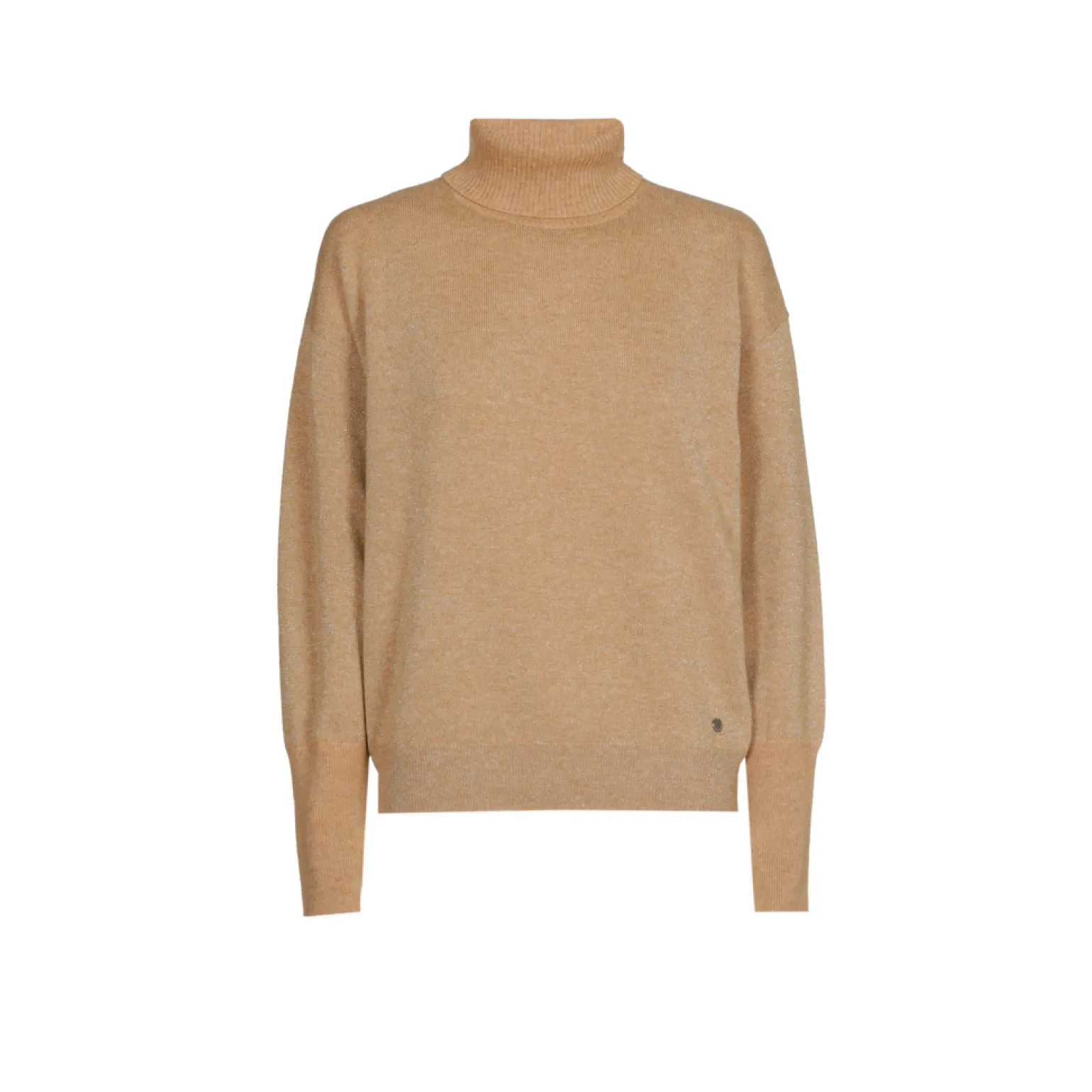 Pullover aus einem Wollmix mit Rollkragen