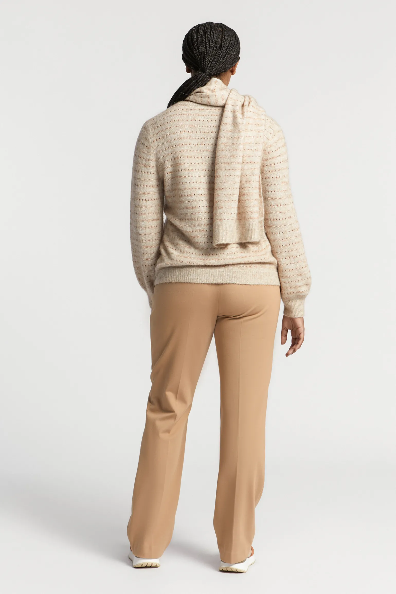 Pullover aus einem Wollmix mit Lurex
