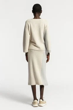 Pullover aus Feinstrick mit Wollanteil