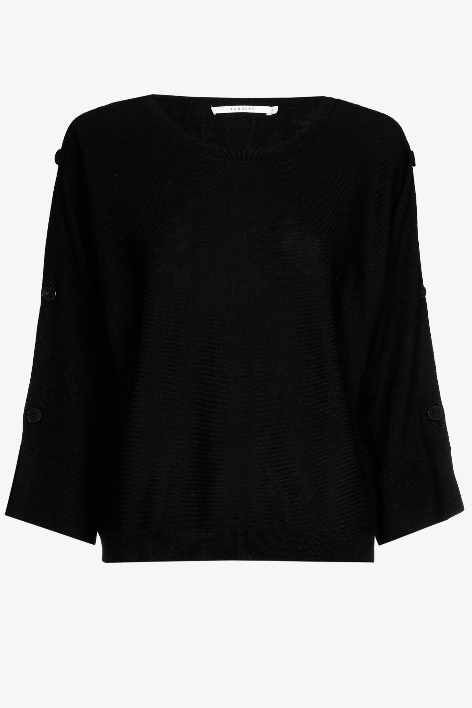 Pullover aus Merinowolle mit Knöpfen