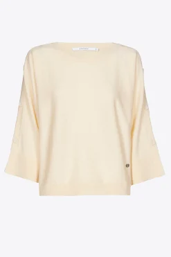Pullover aus Merinowolle mit Knöpfen