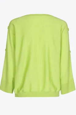 Pullover aus Merinowolle mit Knöpfen
