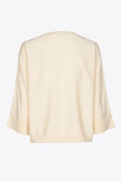 Pullover aus Merinowolle mit Knöpfen