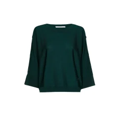Pullover aus Merinowolle mit Knöpfen