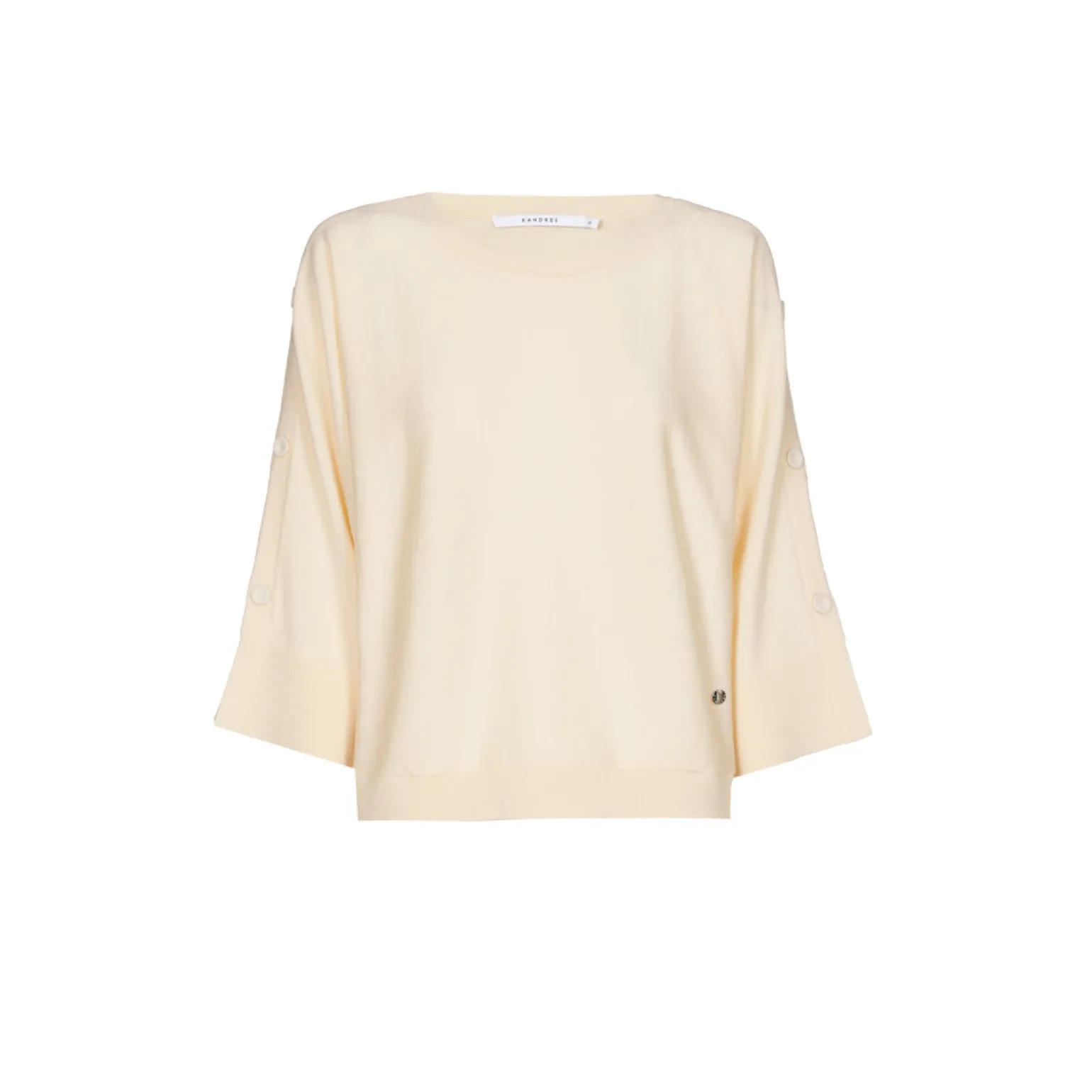 Pullover aus Merinowolle mit Knöpfen