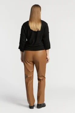 Pullover aus Merinowolle mit Knöpfen
