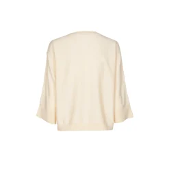 Pullover aus Merinowolle mit Knöpfen