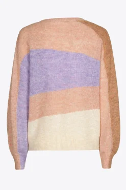 Pullover mit Farbblockmuster