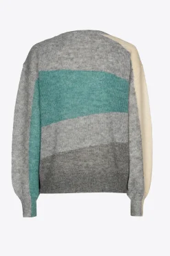 Pullover mit Farbblockmuster