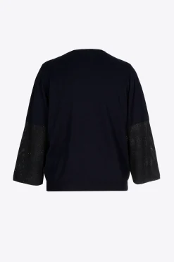 Pullover mit feinem Ajourmuster