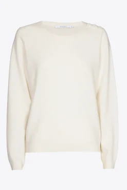 Pullover mit Knöpfen an der Schulter