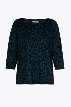 Pullover mit Leopardenmuster