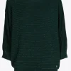 Pullover mit Lurex und Fantasiemuster