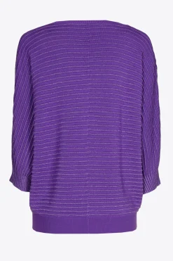 Pullover mit Lurex und Fantasiemuster