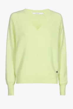 Pullover mit V-Ausschnitt aus Kaschmir
