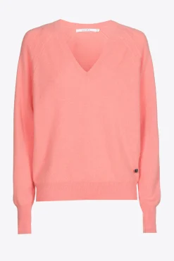 Pullover mit V-Ausschnitt aus Kaschmir