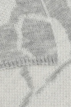 Schal mit Jacquard-Strick