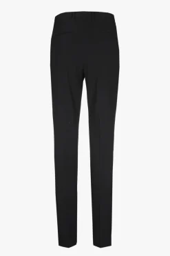 Schwarze, knitterfreie Chino Hose