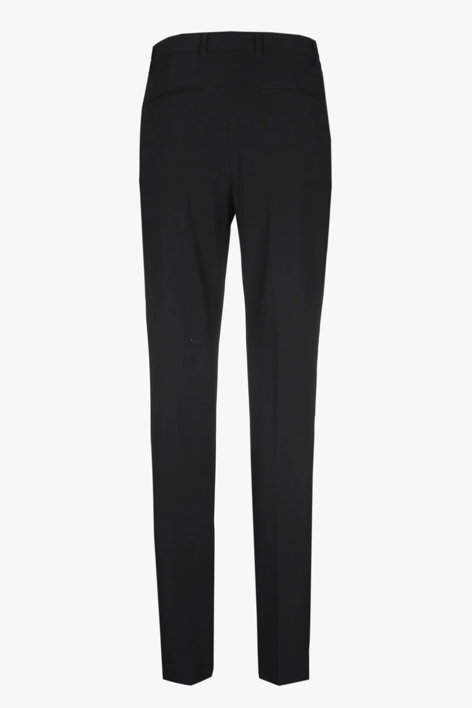 Schwarze, knitterfreie Chino Hose