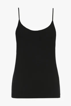 Schwarzes Spaghetti Top