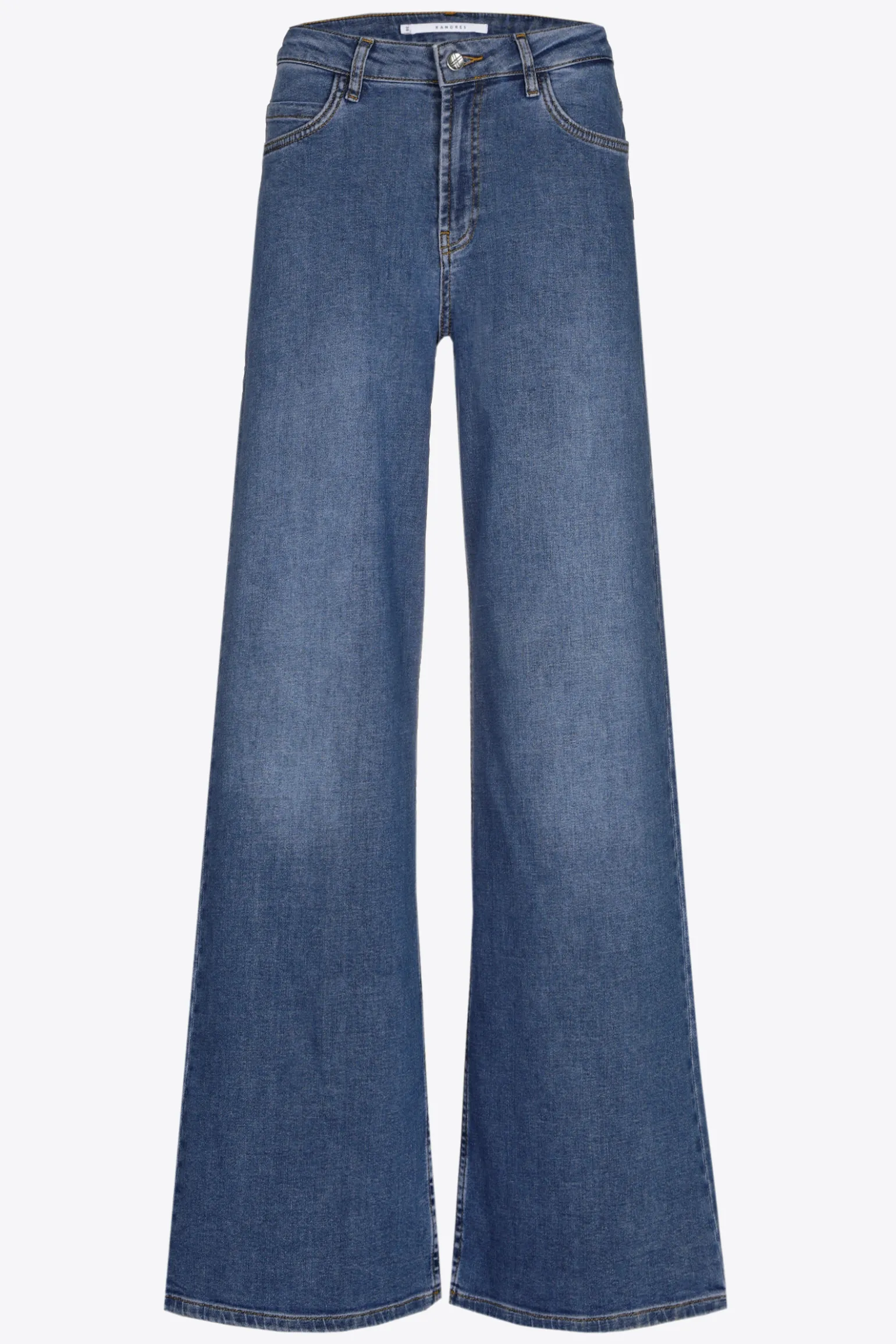Sommerliche Jeansschlaghose