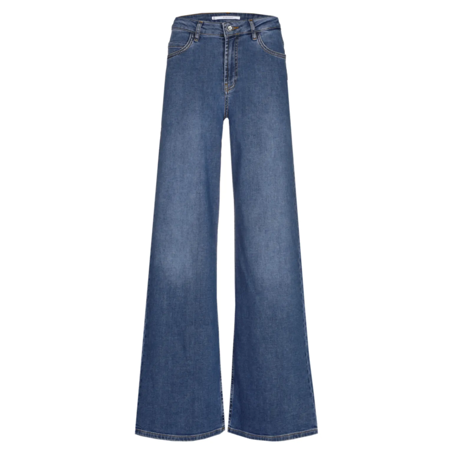 Sommerliche Jeansschlaghose