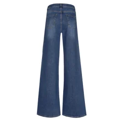 Sommerliche Jeansschlaghose