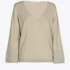 Sommerlicher Pullover mit Seidenanteil und Lurex