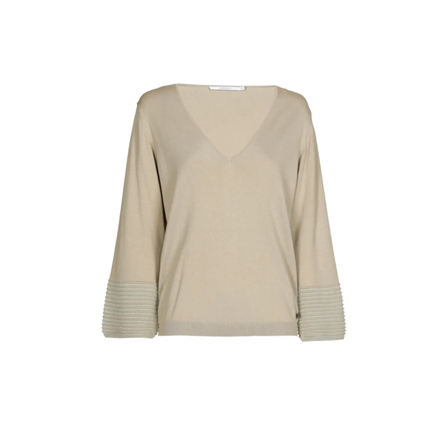 Sommerlicher Pullover mit Seidenanteil und Lurex