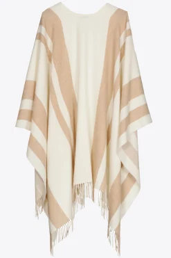 Streifenponcho