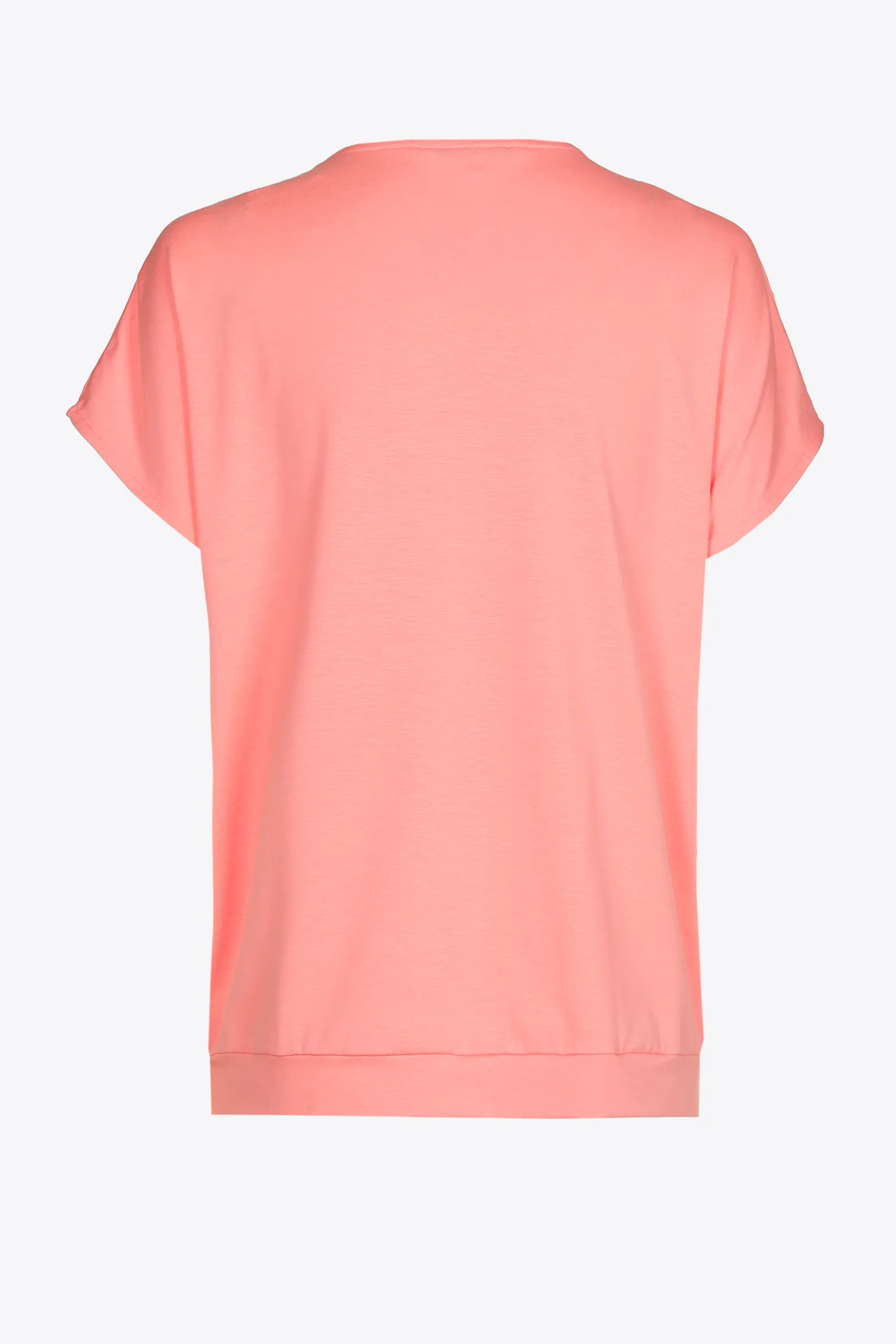 T-Shirt in Wickeloptik