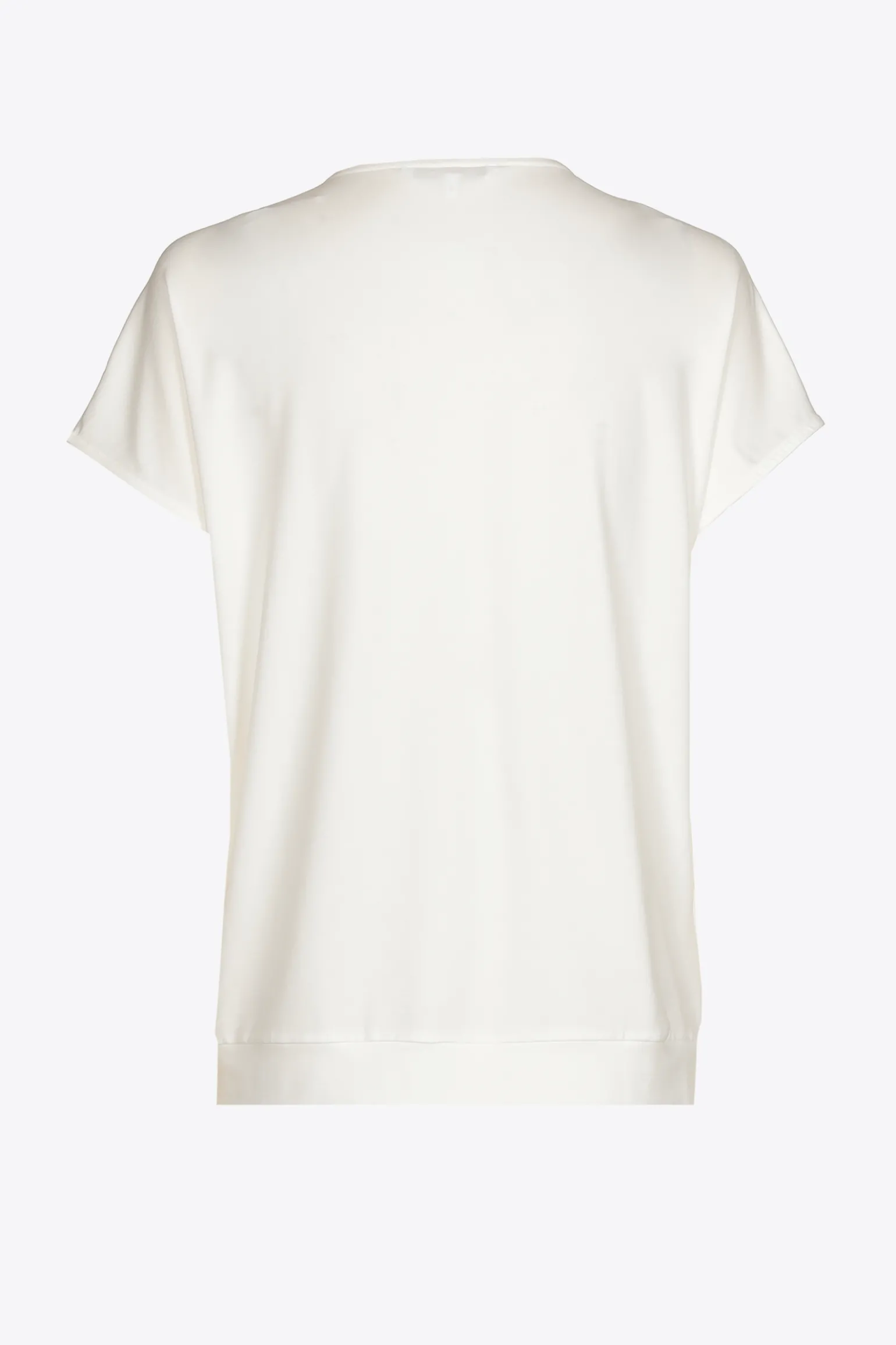 T-Shirt in Wickeloptik