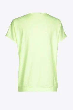 T-Shirt in Wickeloptik