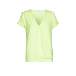 T-Shirt in Wickeloptik