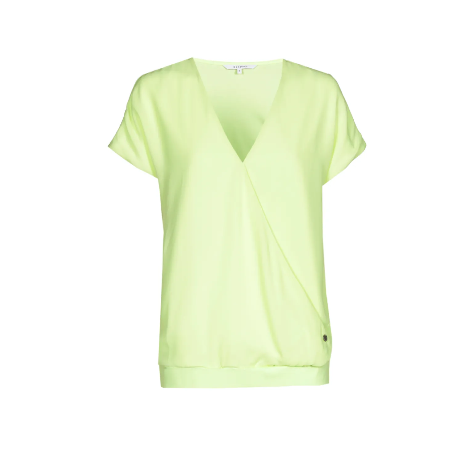 T-Shirt in Wickeloptik