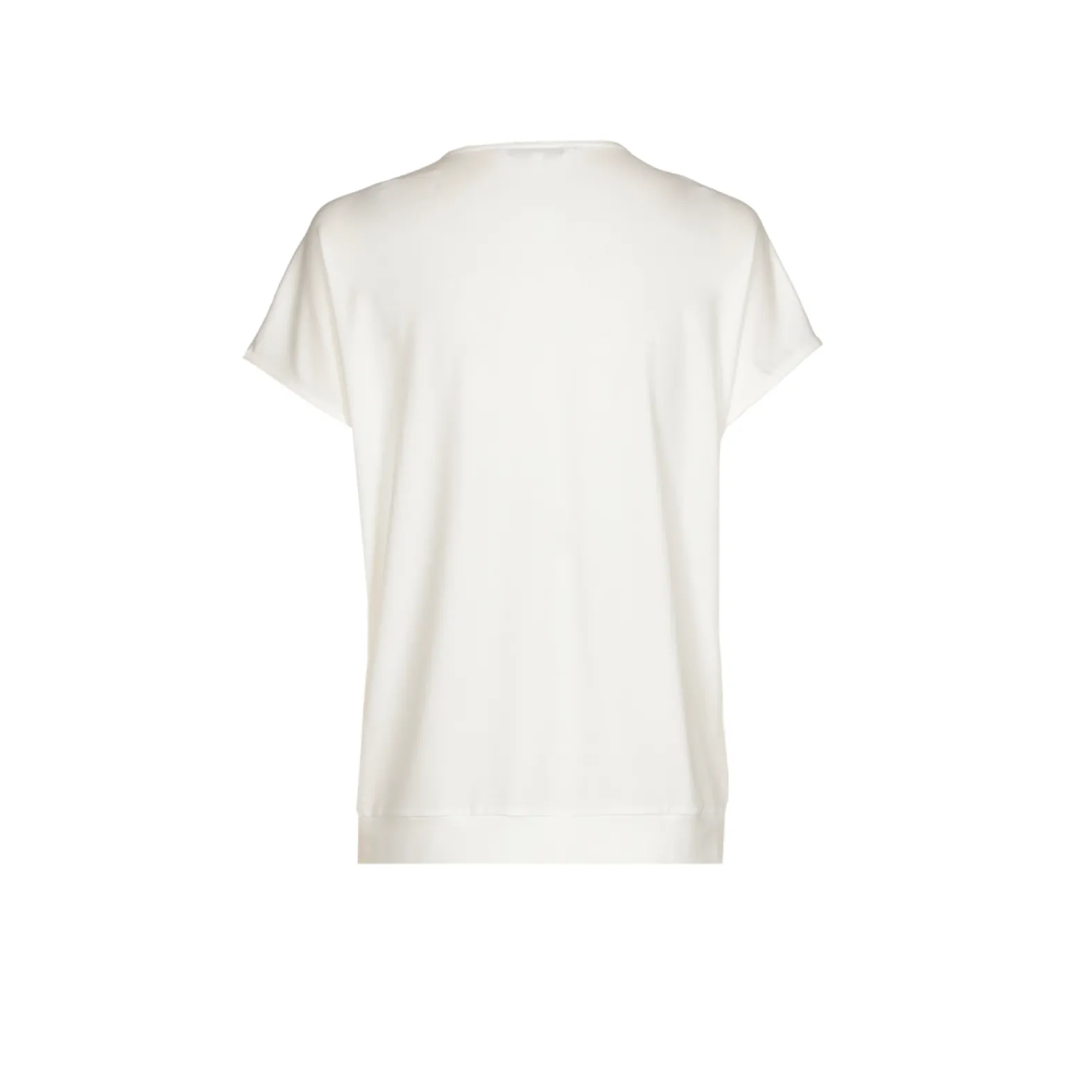 T-Shirt in Wickeloptik