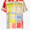 T-Shirt mit farbenfrohem Muster