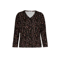 T-Shirt mit farbenfrohem Muster